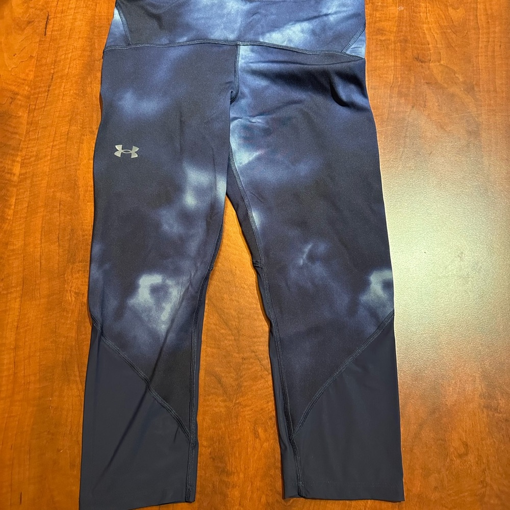 Under Armour Blue Tie-Dye Leggings